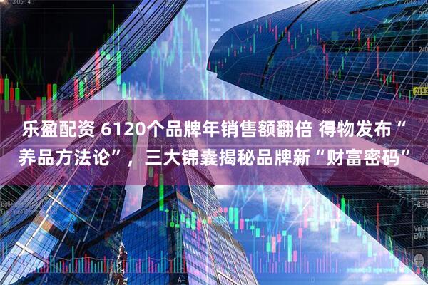 乐盈配资 6120个品牌年销售额翻倍 得物发布“养品方法论”，三大锦囊揭秘品牌新“财富密码”
